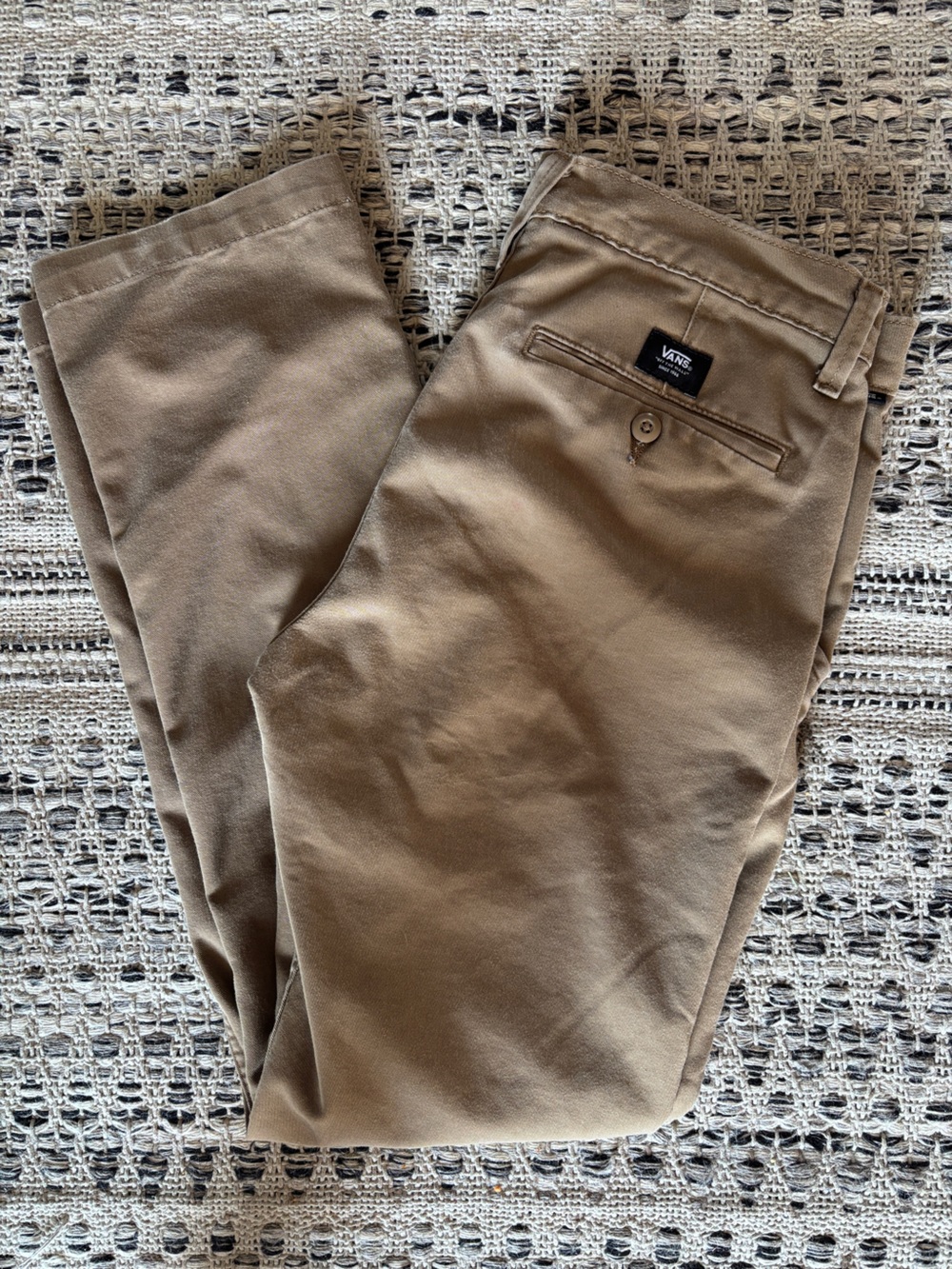 Vans Men's Khaki Chino Pants - Light Brown